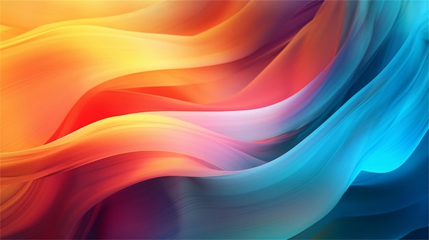 Fondo abstracto colorido Mezcla de colores acrílicos en agua Ilustración vectorial