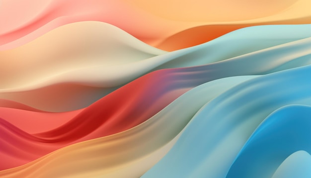 Fondo abstracto colorido con ondas
