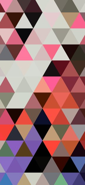 un fondo abstracto colorido con un patrón geométrico de triángulos