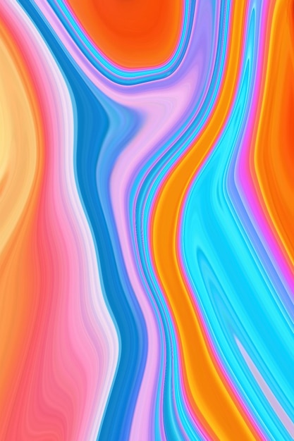 Fondo abstracto colorido con una textura líquida.
