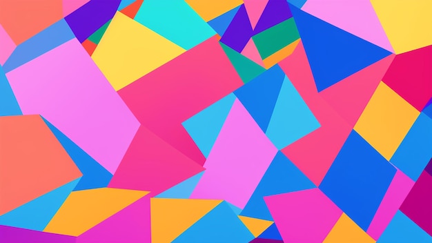 Foto fondo abstracto colorido con triángulos