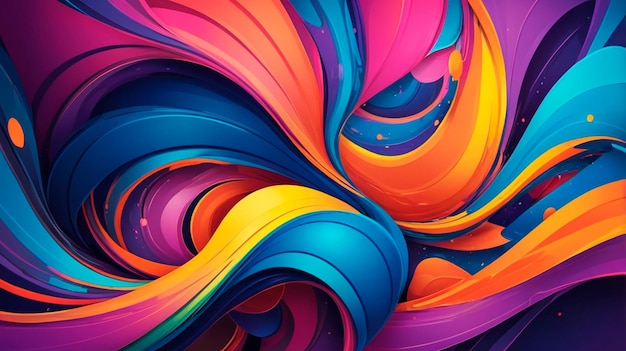 Un fondo abstracto colorido