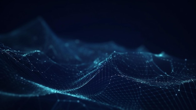 Fondo abstracto del concepto de seguridad cibernética