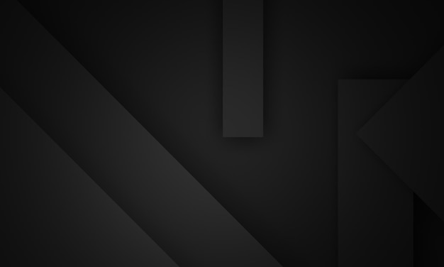Fondo abstracto cortado en papel negro