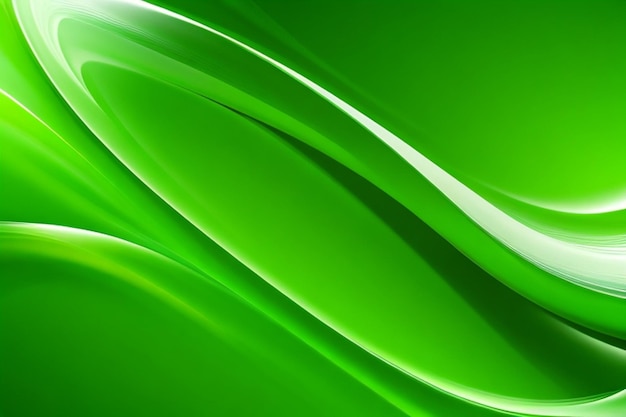Fondo abstracto de la curva verde