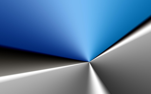 Fondo abstracto degradado de metal azul elegante