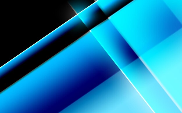 Fondo abstracto degradado vibrante azul dinámico