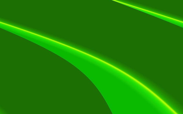 Fondo abstracto degradado vibrante curva verde dinámica