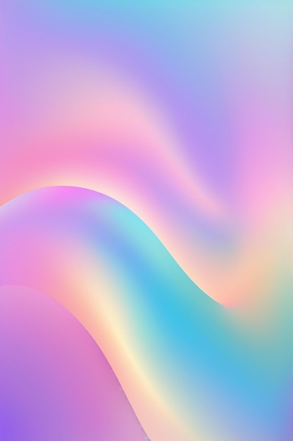 Fondo abstracto con desenfoque holográfico con textura de ruido de grano de gradiente de color
