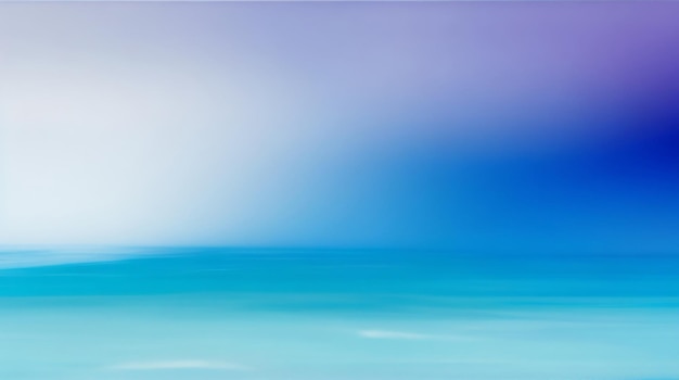 Fondo abstracto de desenfoque de serenidad oceánica en azul oceánico tranquilo