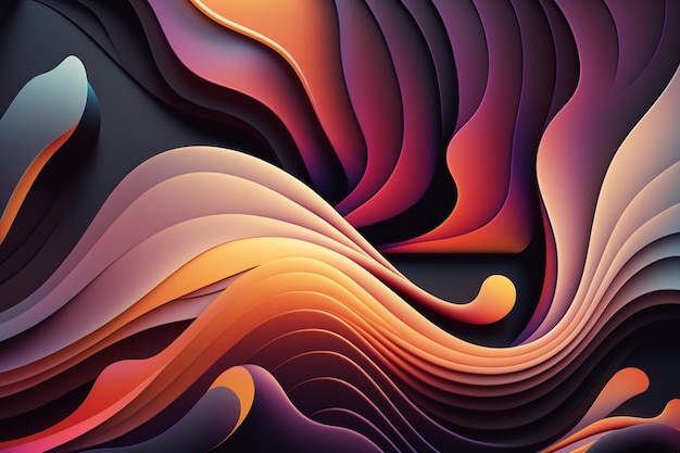 Un fondo abstracto con un diseño colorido en el medio.