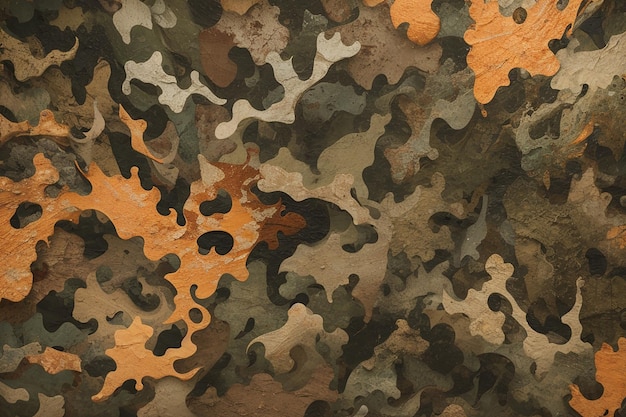 Fondo abstracto con diseño de estilo camo