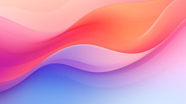 Fondo abstracto con un diseño de onda colorido en color rosa generativo ai