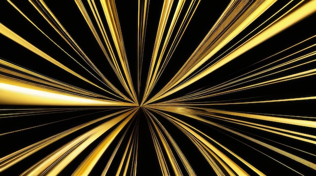 Fondo abstracto dorado y negro