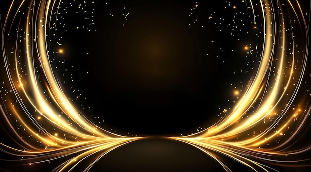 Fondo abstracto dorado