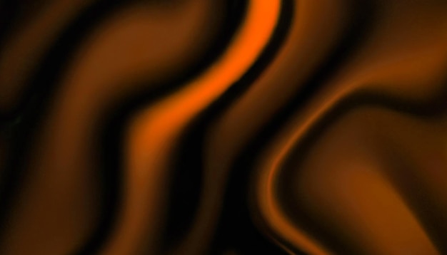 fondo abstracto con efecto de luz de neón ondulado de color naranja