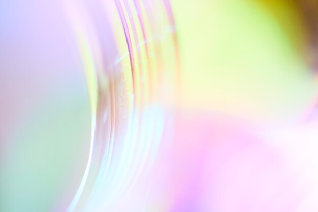 Fondo abstracto con enfoque borroso en tonos de arco iris translúcido
