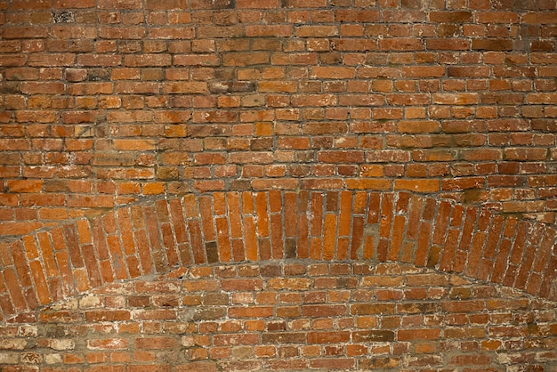 Foto el fondo abstracto es una vieja pared de ladrillos