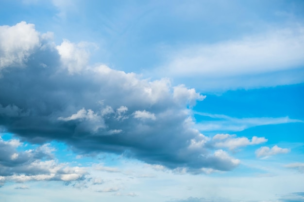 Fondo abstracto esponjoso de cielo de nubes