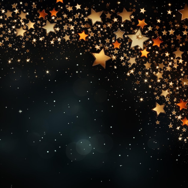 Foto fondo abstracto con estrellas brillantes