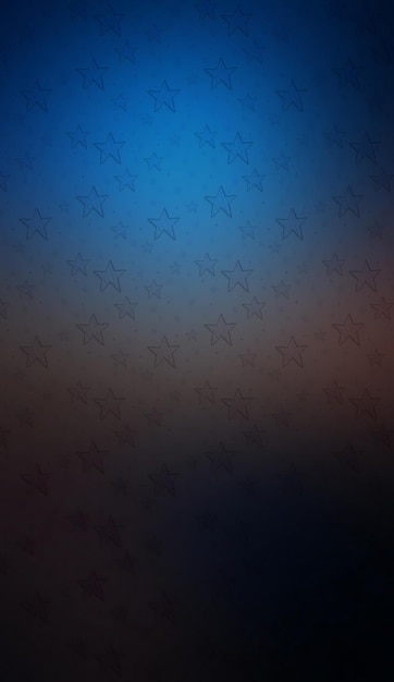 Fondo abstracto con estrellas y efecto bokeh Horizontal