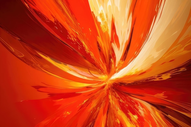 Un fondo abstracto explosivo naranja