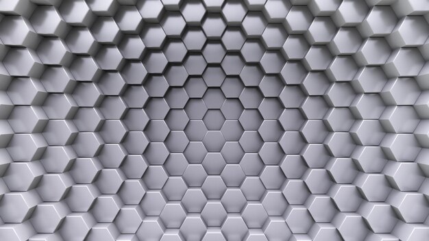Fondo abstracto fáctico volumétrico Estilo de color gris