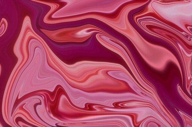 Fondo abstracto de flujo moderno Plantilla fluida Formas líquidas de onda Tonos rosados