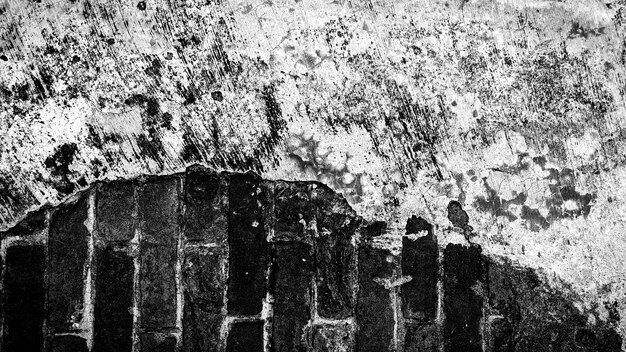 Fondo abstracto de fondo de textura de pared vieja en blanco y negro