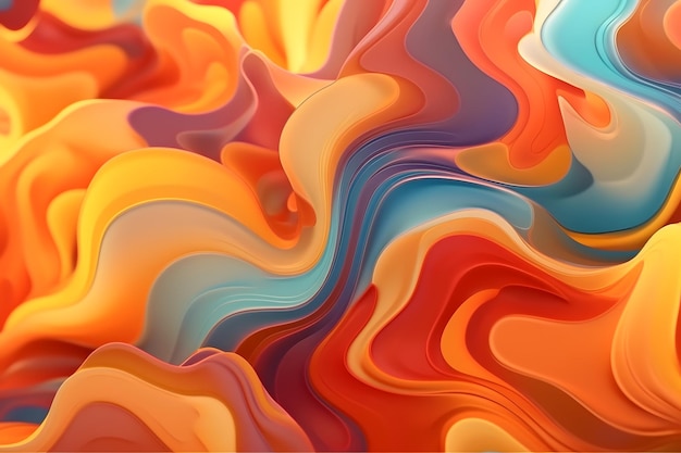 Fondo abstracto con formas fluidas