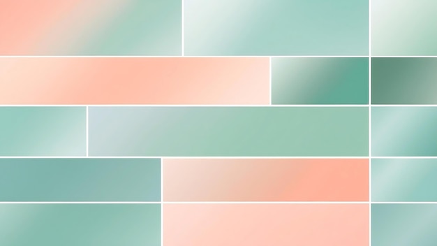 Fondo abstracto con formas geométricas en colores pastel renderizado en 3D