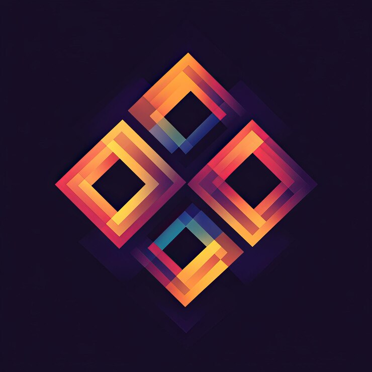 Foto fondo abstracto con formas geométricas representación 3d ilustración 3d