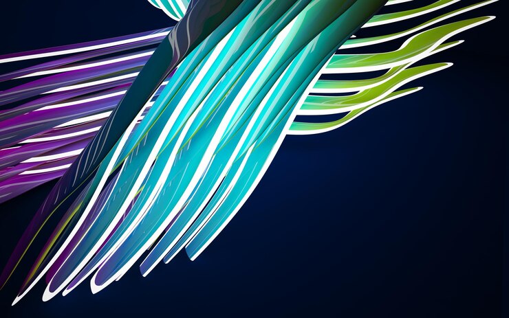 Foto fondo abstracto de formas suaves de colores degradados con luz de fondo