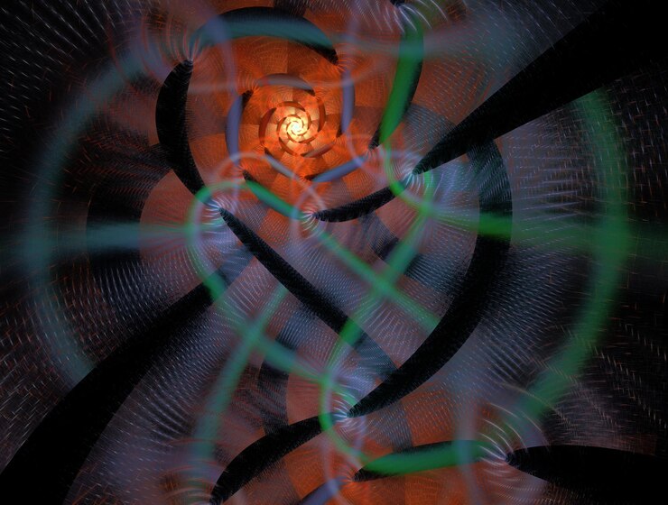 Foto fondo abstracto de fractal imaginario imagen