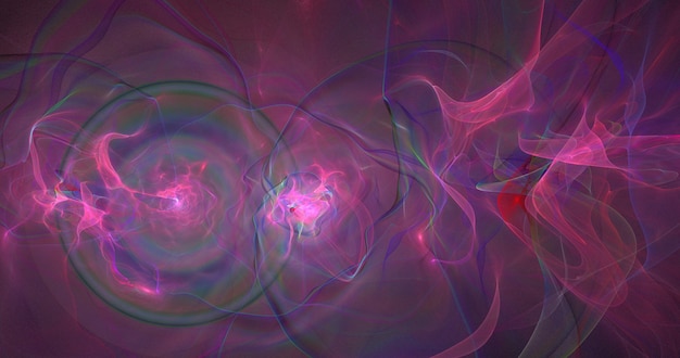 Fondo abstracto fractal rosa