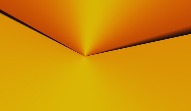 Fondo abstracto de geometría de origami de papel naranja fresco