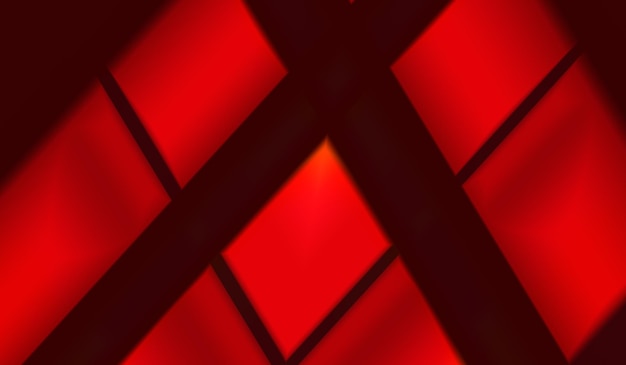 Fondo abstracto de geometría roja