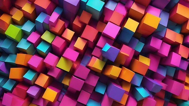 Fondo abstracto geométrico en 3D