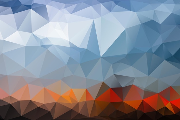 Fondo abstracto geométrico Diseño Low Poly