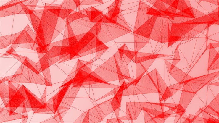 Foto fondo abstracto geométrico de onda de plexo con puntos y líneas conectadas