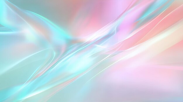 Fondo abstracto de gradiente azul pastel y rosa con curvas suaves