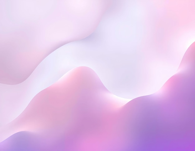 Fondo abstracto de gradiente púrpura y rosa con curvas suaves