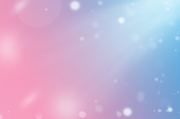 Fondo abstracto con un gradiente de rosa a azul con partículas
