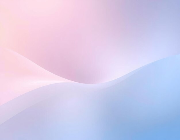 Fondo abstracto con gradiente rosa y azul suave y ondas sutiles