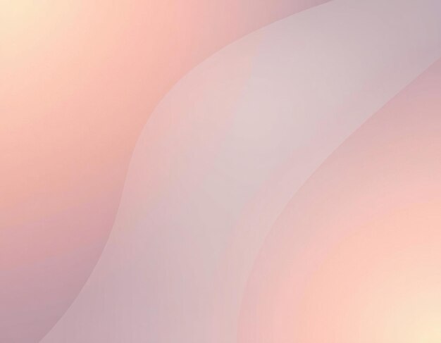 Fondo abstracto de gradiente rosa y melocotón con líneas curvas suaves