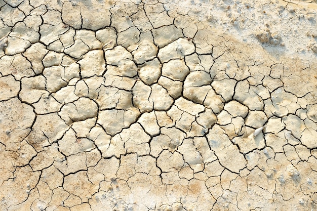 Fondo abstracto grieta del suelo Cambio climático y tierra de sequía