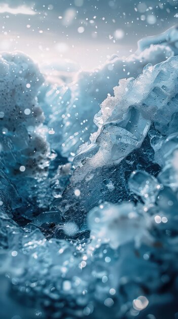 fondo abstracto de hielo