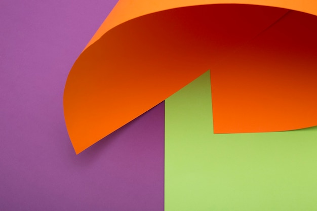 Fondo abstracto de hojas de papel de colores, para decoración, para diseño de texto, para plantilla