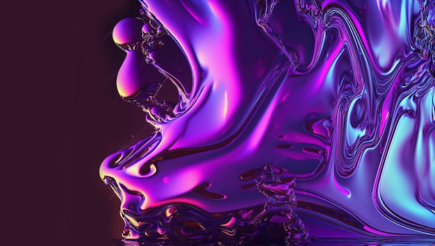 Fondo abstracto holográfico de colores