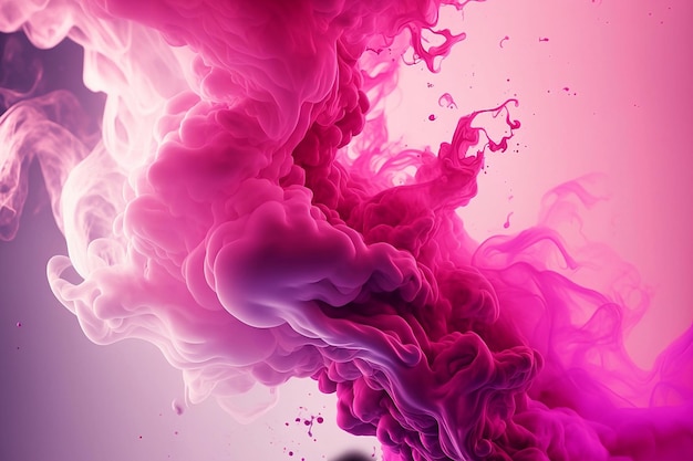 Fondo abstracto de humo rosa